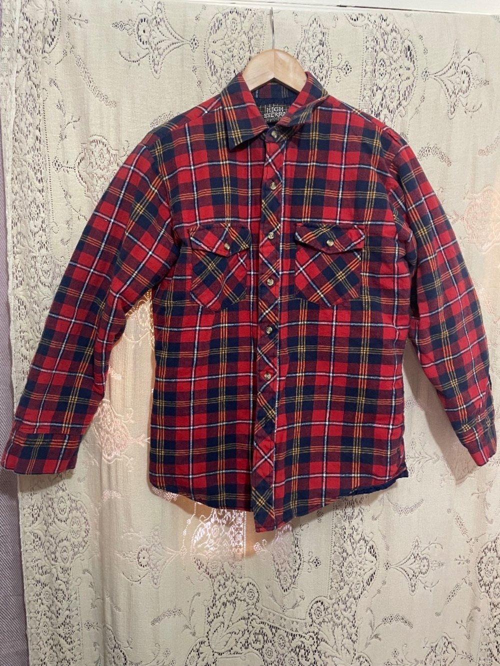 High Sierra: vintage lined flannel
